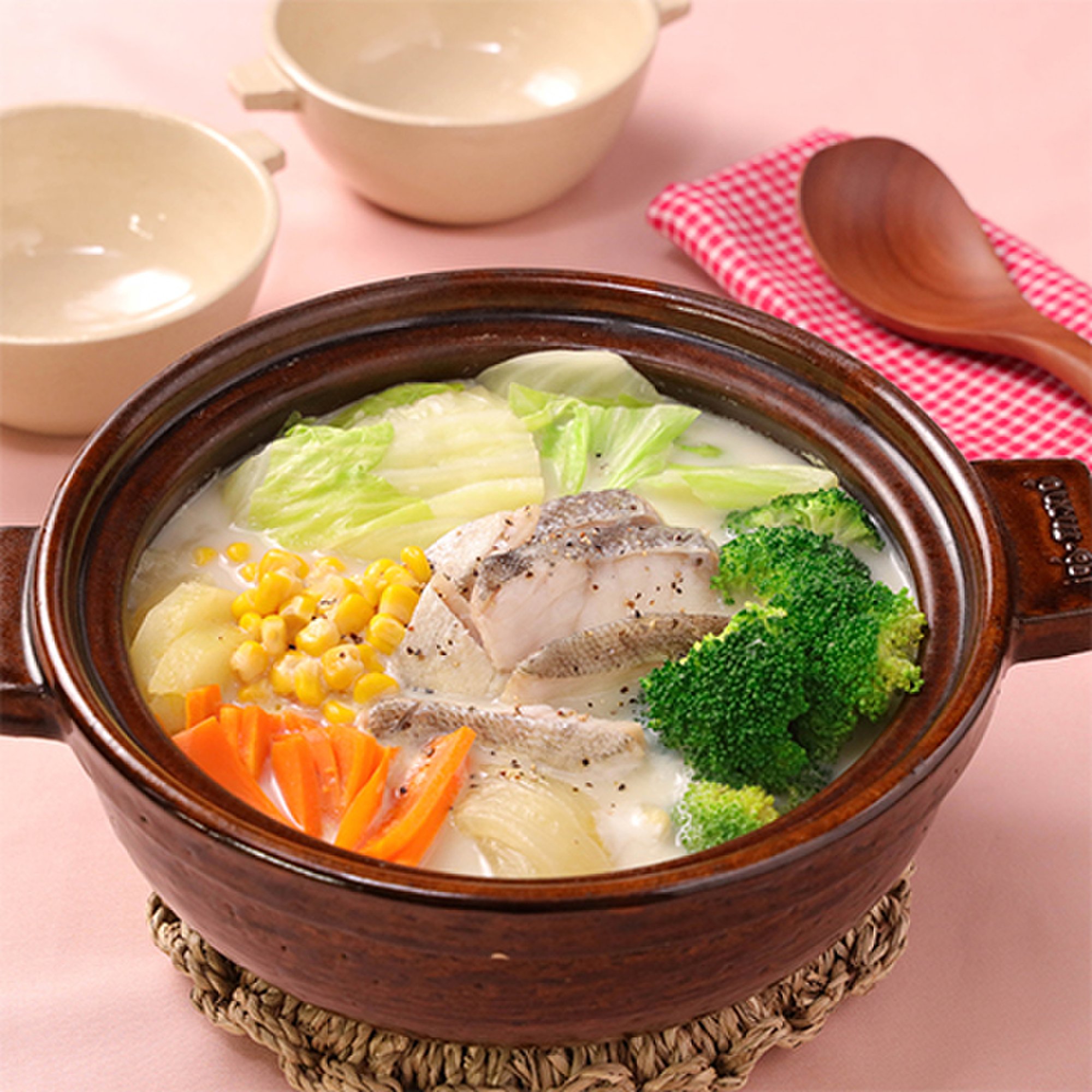 たらと野菜のミルク鍋_イメージ