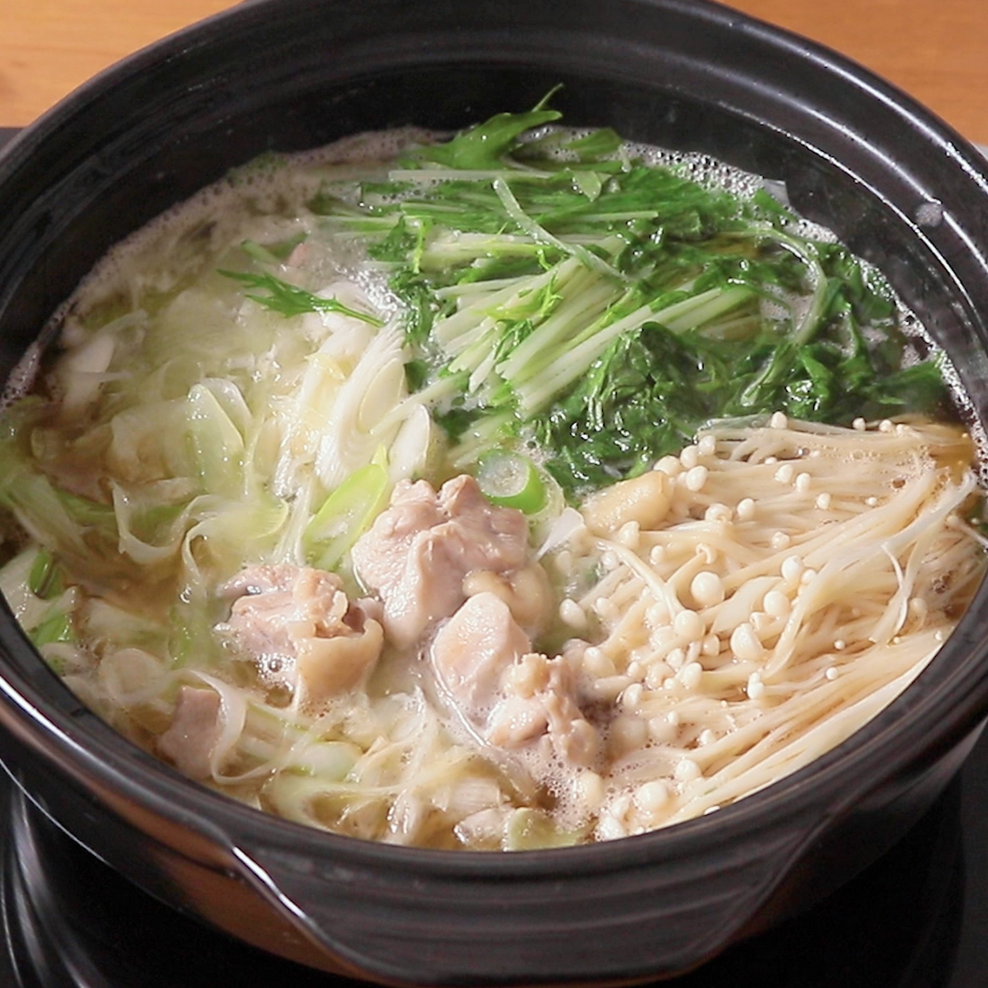 ネギたっぷり 鶏の無限ごま油鍋_image