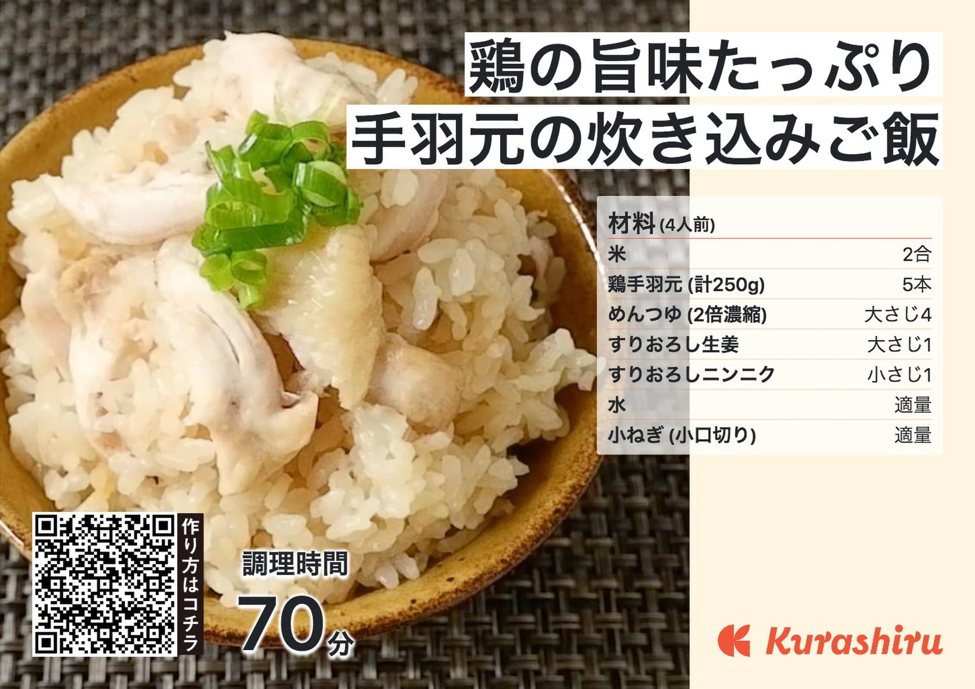 手羽元の炊き込みご飯_B5