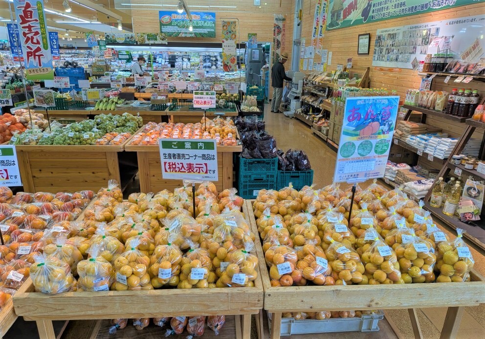入荷情報】A・コープあんず店、千曲市特産のあんず・たまねぎ入荷中