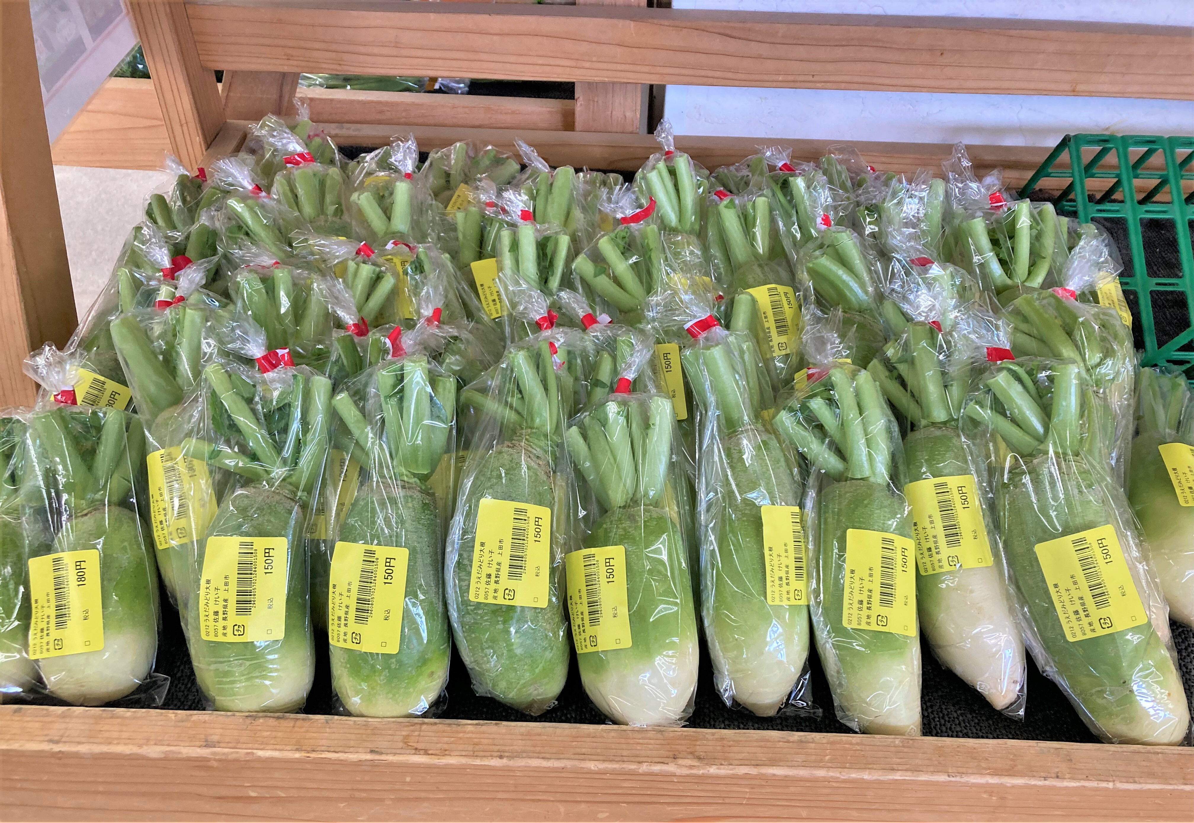 入荷情報】うえだみどり大根入荷中 | 畑とつながるA・コープ | 長野県A